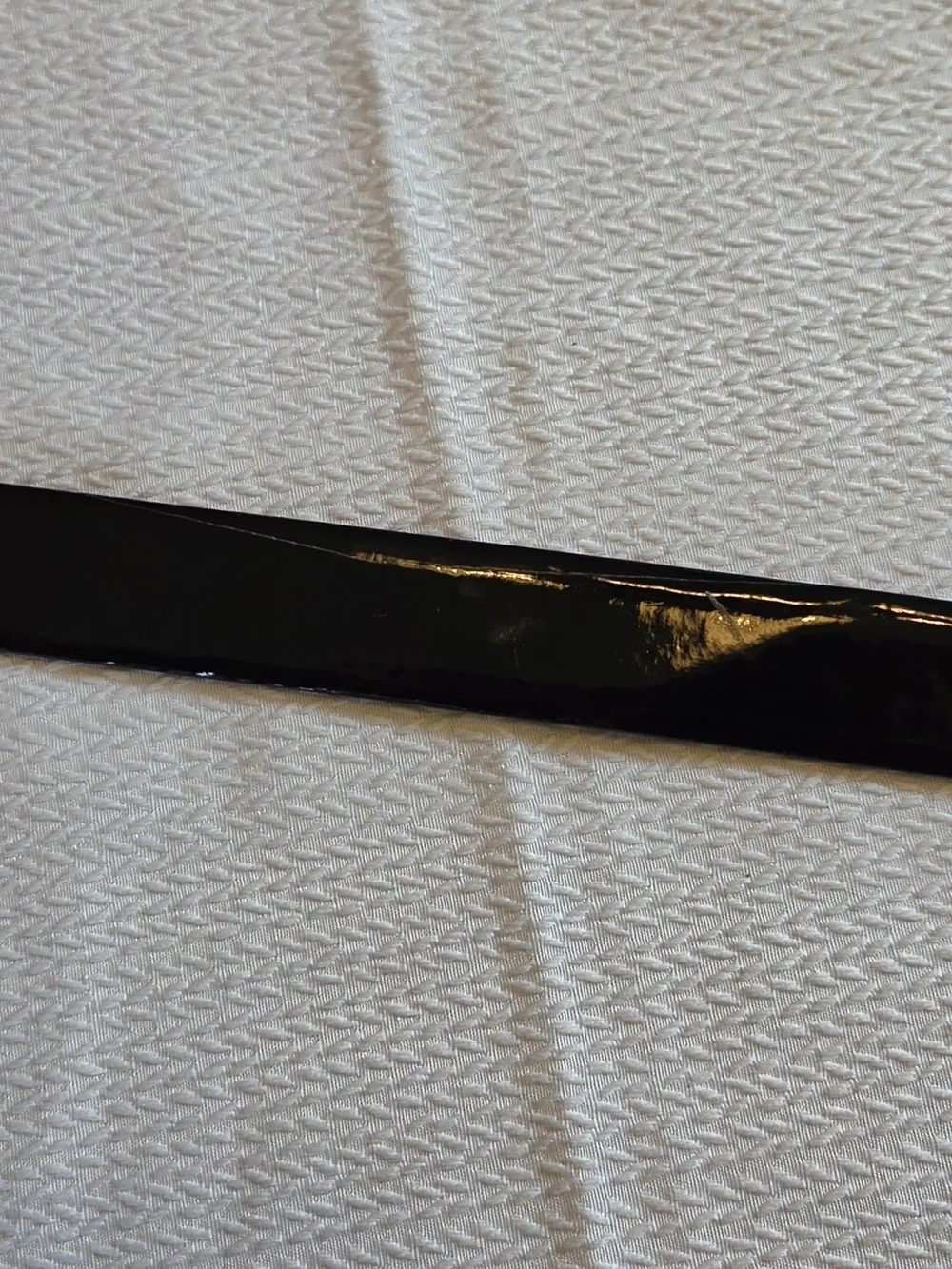Ralph Lauren Classic Black Patent Leather Ladies's Belt with Silver Buckle